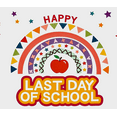 thumbnail image 3 of Colorful Rainbow Themed Backdrop Banner with Star Elements for Last Day of School Party Supplies Photography Props Classroom Decorations Happy End of School Celebration Background Decor, 3 of 7