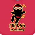 thumbnail image 4 of Inktastic Ninja in Training Boys or Girls Baby Bib, 4 of 4