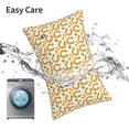 thumbnail image 6 of Goofa Happy St. Patrick's Day Print Plush Throw Pillow Case, Soft Velvet with Hidden Zipper, Decorative Cushion Cover for Sofa, Bed, Car, and Home Décor-20"x30", 6 of 6