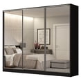 thumbnail image 1 of Ropero Closet Madesa Royale 3 Puertas 3 Espejo Negro, 1 of 5