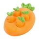 thumbnail image 1 of Carrot Plush Toy Cartoon Happy Fruit Park Pillow Carrot Doll 22x22cm, 1 of 5
