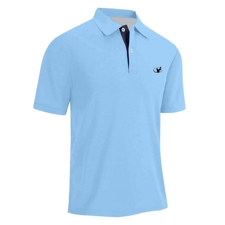 Polo T Shirts for Men Work Business Slim Fit Short Sleeve Golf