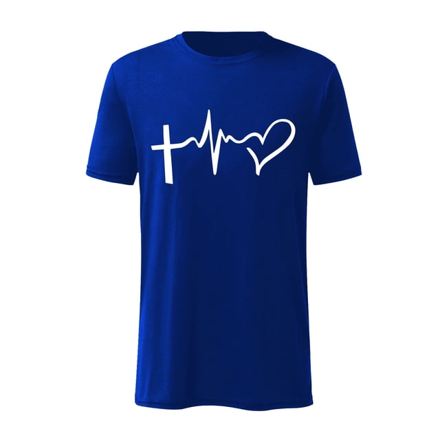 DPTALR T-shirt Imprimé d'Amour de Couleur Unie Décontracté à Manches Courtes Valentine