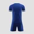 thumbnail image 4 of Cethrio Boys Activewear Outfit Sets, Basketball 2 Piece Quick-dry T-shirts and Shorts Sets Dark Blue Size 6, 4 of 4