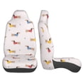thumbnail image 5 of Haiem Dachshund Dog Puppy Printed Car Seat Covers Set of 2, Universal Fit Car Seat Covers,Protective Seat Covers,Comfortable Car Seat Covers, Easy Installation Seat Covers, Vehicle Seat Covers, 5 of 9