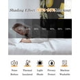 thumbnail image 5 of Yellow Summer Lemon Blackout Curtains for Bedroom Living Room Darkening Curtains 54 Inch Long Grey Farmhouse Botanical Short Curtain for Small Window Treatment Insulated Grommet Drapes 52"x54"x2, 5 of 9