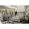 thumbnail image 3 of Furniture of America Palermo Panel Bed, Queen, Antique Light Gray and Beige, 3 of 4