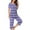 Purple womens sets, variant on ABPWLY Pjs Sets for Women Lounge Sets for Women Button up Short Sleeve Top and Pocket Capris 2 Piece Sets Fashion Striped Print Homewear Pajamas Outfits Womens Workout Sets