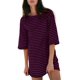 thumbnail image 2 of Vestido tipo camiseta Yousify Summer 2025 casual de algodón holgado para mujer, 2 of 6