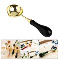 thumbnail image 4 of GUOOL Stainless Steel Sealing Spoon for Seal Stamp Envelope Crafts Black, 4 of 9