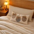 thumbnail image 7 of Farmhouse Fall Pumpkin Lumbar Throw Pillow Cover, Linen Bow Applique, Rustic Cushion Case for Sofa Couch Thanksgiving Decor, 7 of 7
