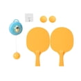 thumbnail image 2 of Indoor Hanging Table Tennis Trainer, Portable Pong Table Door Frame Mount Paddles, and Ball Exerciser for Door Frame Parent Child Interaction Toy Blue, 2 of 8