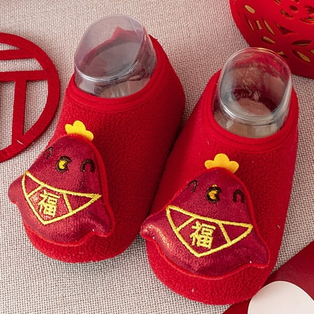

TOWED22 Toddler Sneaker Boys Autumn And Winter Boys And Girls Children Socks Shoes Non Slip Indoor Floor Baby Sports Shoes Warm Pink