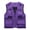 A-Purple, variant on Mens Fishing Hunting Vest Lightweight Outdoor Full Zip Travel Utility Vest V Neck Work Jacket with Multi Pocket B-Orange