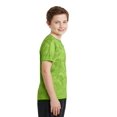 thumbnail image 3 of SPORT-TEK Boys CamoHex Tee, Medium, Lime Shock, 3 of 6