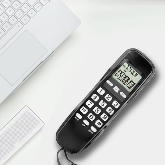 Radio Accessories Landline Phone, Dual Caller ID System Telephone for Home for Outgoing