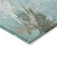 thumbnail image 4 of Addison Rugs Chantille Indoor/Outdoor Transitional Floral Teal Washable Rectangle Rug, 10' x 14', 4 of 6