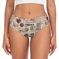 thumbnail image 1 of Fotbe Abstract Coffee Calzones Estampados para Mujer – Ropa Interior de Algodón, Cómoda, Suave y Elástica-3X-Large, 1 of 6