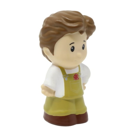 Replacement Part for Collectible Fisher-Price Little People Farm Zoo Playset Y3677 - Replacement Farmer Jed Figure in Overalls