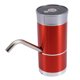 thumbnail image 2 of Botella recargable inalámbrica USB, bomba eléctrica de agua potable, dispensador de bebidas, color rojo, 2 of 8
