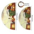 thumbnail image 4 of Ryvnso Christmas Tree Skirt Christmas Houses Winter Xmas Tree Skirts Ornament Home Decorations 47.2", 4 of 6