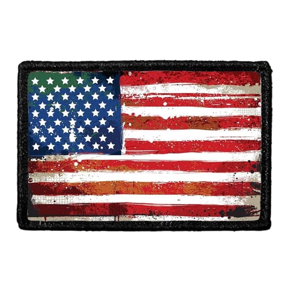 American Flag - Distressed - Patch