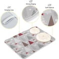 thumbnail image 4 of SKYSONIC Dish Drying Mat for Kitchen Counter Dish Drying Pad Dish Mat , Christmas Tree Snowflakes Drying Mat for Coffee Machine Dish Rack 18x24 inch, 4 of 6