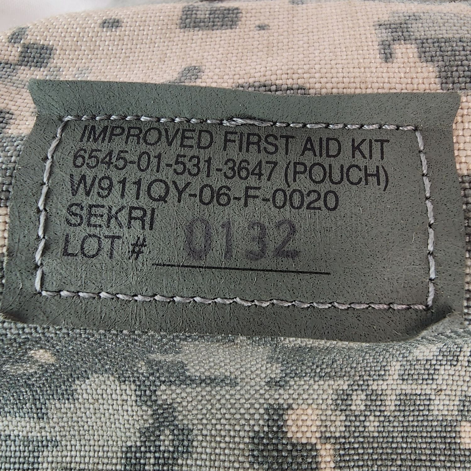 Military Outdoor Clothing Previously Issued ACU MOLLE First Aid Kit IFAK With First Aid Supplies
