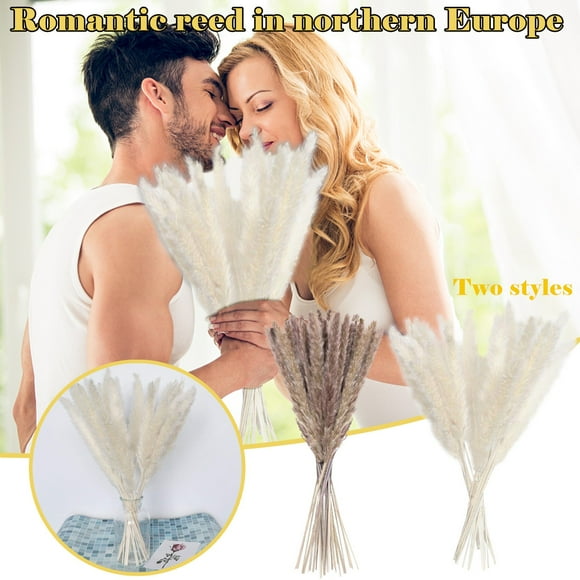 RKSTN faux flowers Plastic Home Decoration 15PC Dried Decoration Dried Flowers Vases Bouquet Boho Decoration Branches