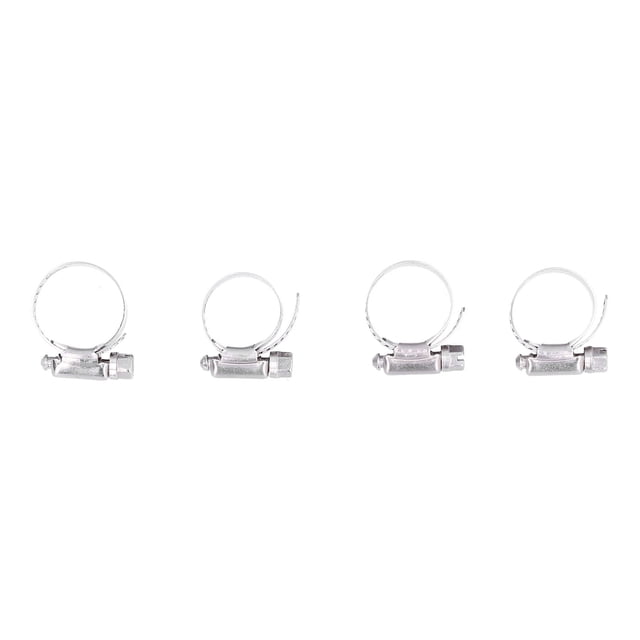 4Pcs Pince de Tuyau Multifonction Fer Largeur Réglable Tube Clip Accessoire de Fixation