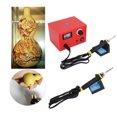 thumbnail image 4 of Wood Burning Tools Kit,  Toughness Accurate Temperature Control High Strength 23 Different Styles Wood Burning Tool  For Industry EU Plug 220V,US Plug 110V,UK Plug 220V, 4 of 8