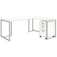 thumbnail image 1 of Method 72W L Shaped Desk with Mobile File Cabinet in White - Engineered Wood, 1 of 7