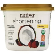 Nutiva Red Palm Coconut Shortening, Organic, 15 Ounce (Pack of 3)