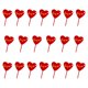 thumbnail image 1 of 20 adornos para tartas, cupcakes, cartas de amor, suministros para tartas, letreros de compromiso Oro rojo, 1 of 9