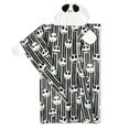thumbnail image 2 of Disney Nightmare Before Christmas Being The King Hooded 3D Sculpted Hood Silk Touch Throw Blanket 40X50 Inches, 2 of 4