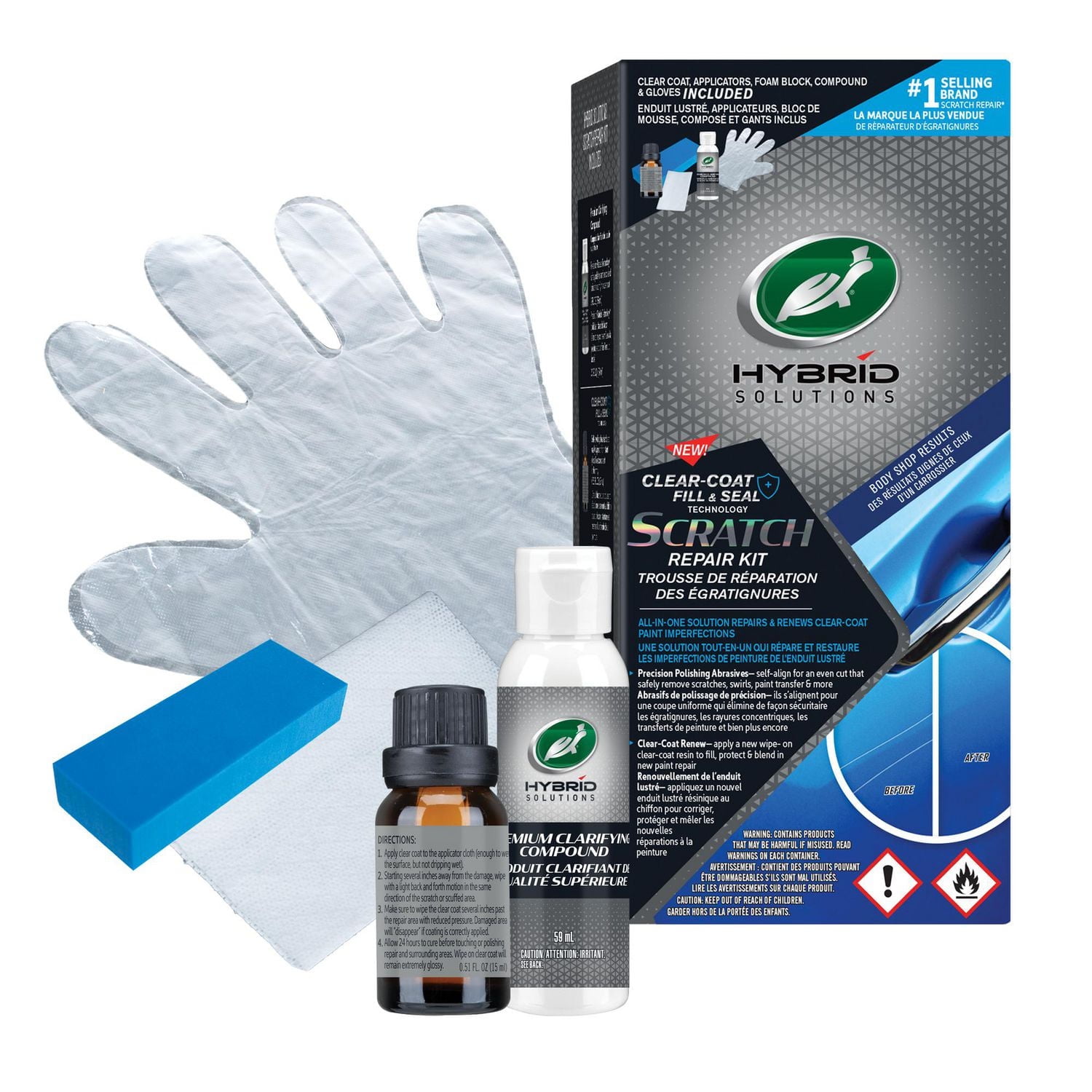 Turtle Wax Hybrid Solutions Kit de réparation des rayures Réparation des rayures