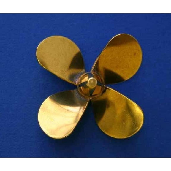 BRASS PROP 4 BLADE RH 2'' DIAMETER