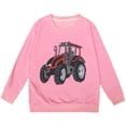 thumbnail image 1 of Chandails en Molleton pour Adolescentes Manches Longues Imprimés Col Rond Chandail Décontracté Sport Automne Hiver Taille 13-14 Ans, 1 of 3