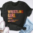 thumbnail image 4 of EcoLoom Wrestling Girl Noun Short Sleeve Unisex T Shirt, 4 of 6