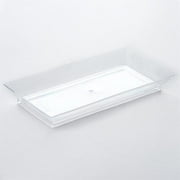 Clear Plastic Plates Balsacircle Clear 25 Pcs 5 Disposable Rectangle Plastic Plates Wedding Reception Party Buffet Catering