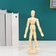 thumbnail image 1 of Figura de maniquí de madera para dibujo: muñeco articulado para artistas, ideal para dibujar, pintar y como referencia artística. Modelo de figura humana con articulaciones móviles para princ, 1 of 6