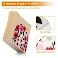 thumbnail image 5 of Yayeee Napkin Holder for Table Set of 2 Kitchen Paper Tissue Organization, Pink and Red Flowers, 5 of 8