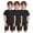 Black, variant on iiniim 3Pcs Girls Boys Special Needs Adaptive Clothing Anti-Strip Romper Short Sleeve Zip Back Jumpsuit Dark Blue 4