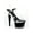 Clear/Silver, variant on 649-DIAMANTE 6" Ankle Strap Platform Shoe