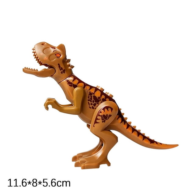 Dinosaur World Building Blocks Set, Large Dinosaur Figures T-Rex Velociraptor Triceratops, DIY Assembled Educational Construction Toy, STEM Learning Building Kit Gift for Kids Boys Girls