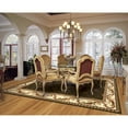 thumbnail image 3 of Corinthian 5323 Green Fleur-De-Lis 3'3" x 4'11" Size Area Rug, 3 of 3