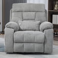 thumbnail image 2 of SYNGAR Power Lift Recliner Chair for the Elderly, Oversized Recliner with Massage and Heat, 2 Hidden Cup Holders, Side Pockets, 26" Width of Seat, Dual Motor, Reclining Chair, Gray, 2 of 7