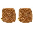 thumbnail image 1 of 2Pcs Rustic Napkin Rings Rattan Napkin Rings Woven Napkin Rings Napkin Holders, 1 of 7