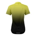 thumbnail image 5 of WTOBBY Women's Performance Cycling Short Sleeve Shirt, Ombre Gradient Athletic Top with Breathable Fabric & Reflective Safety Trim,Yellow L, 5 of 5