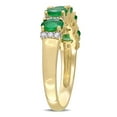 thumbnail image 3 of Everly Women's Emerald 14k Yellow Gold Ring, 3 of 8